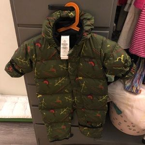 Columbia Puffer Snowsuit / 18 months / Down lining / EUC